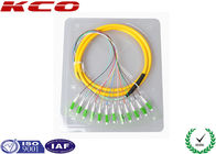 Optical Fiber Single Pigtail Optical Fiber / Fanout LC Pigtail Fiber Optic Connectors