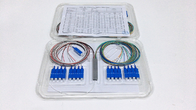Mini Type 1x16 1:16 1*16 PLC Optical Splitters SC UPC APC G657A Fiber Cable