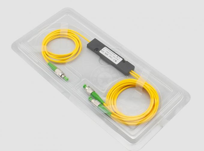 FC/APC Single Mode 1310/1550nm Dual Windows Fiber Optic 1×2 Fused Coupler