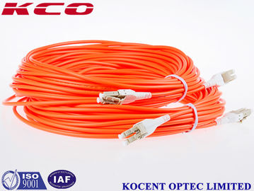 Multimode OM2 50/125 LC Uniboot Fiber Optic Patch Cords LSZH PVC 10m 15m 20m 30m 40m