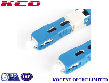 Blue SC UPC Fiber Optic Fast Connector for 2.0mm and 3.0mm FTTX Solutions