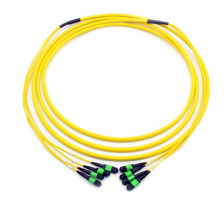 4*8F 4*12F 4*24F MPO/APC Patch Cord MTP/APC Single Mode Trunk Cable Type A Type B Type C Polarity