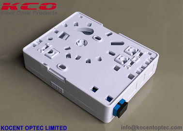 KCO-FTB-02N 2 Port 2 Core Fiber Optic Termination Box FTTH Indoor Face Plate Socket IP55 Rated for SC/UPC SC/APC