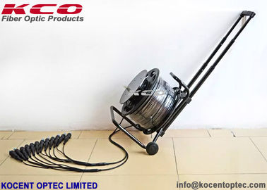 Durable Reel Fiber Optic Patch Cord with 2fo 4fo 12fo Cores 7.0mm Diameter and 55dB Return Loss