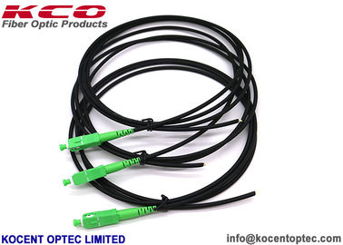 G657B3 SC APC Fiber Optic Pigtail with Black PE Sheath 3.5mm and 5.0mm for FTTH and LAN Applications