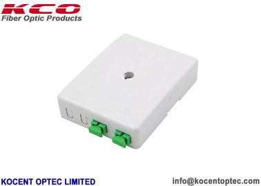 2 Fibers IP-45 Indoor Fiber Optic Terminal Box Wall Mount FTB for FTTH Applications