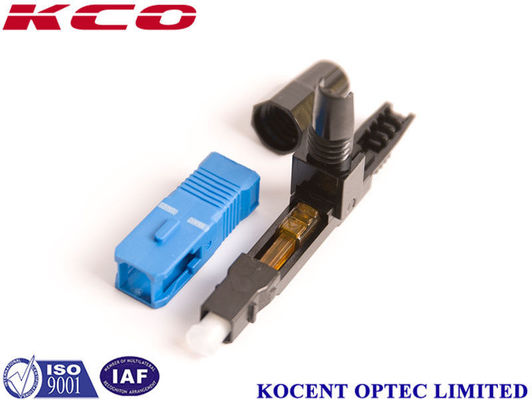SC/UPC Fiber Optic Fast Connector with 0.2dB Insertion Loss and 55dB Return Loss for 55mm Length Field Assembly
