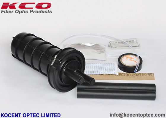 2 In 2 Out 24 Cores Pole Mount Fiber Optic Splice Closure FOSC for Outdoor FTTH Networks
