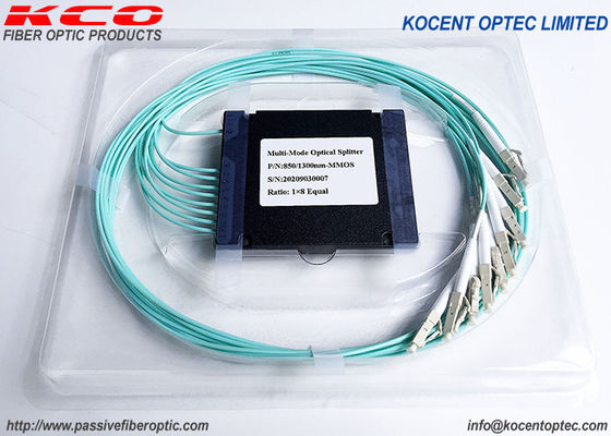 ABS Box Modular PLC Splitter with Low Insertion Loss and High Return Loss for Fiber Optic Systems