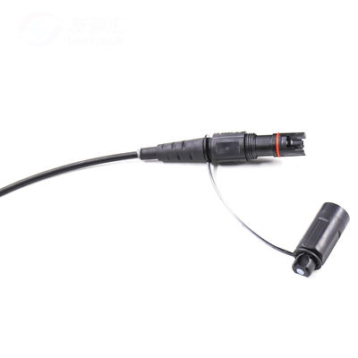 Outdoor Waterproof Fiber Optic Patch Cord with MPO MTP Connector and IP67 Protection for Harsh Environments