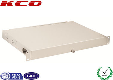 繊維光学の端子箱繊維の終了のパッチ盤の棚は1Uを取付けました