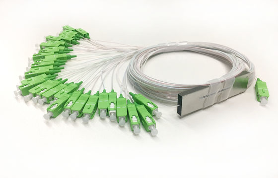 PLC 1x32 1:32 1*32 PLC オプティカルスプリッタ ミニスチールチューブSCコネクタ 0.9mm LSZH