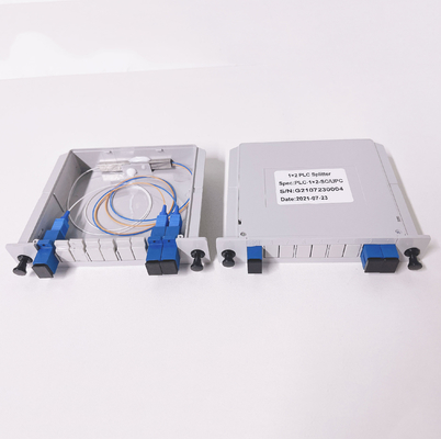 SC/UPC パシブファイバースプリッタ 1x2 1:2 1*2 挿入型 LGX PLC スプリッタ