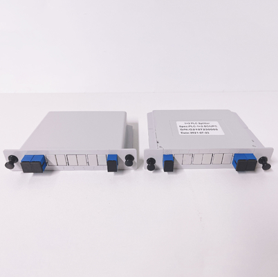 SC/UPC PLC Splitter with 0.3m Pigtail Length and 0.9mm Cable Diameter for Low Insertion Loss Fiber Optic Networks