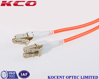 Multimode OM2 50/125 LC Uniboot Fiber Optic Patch Cords LSZH PVC 10m 15m 20m 30m 40m