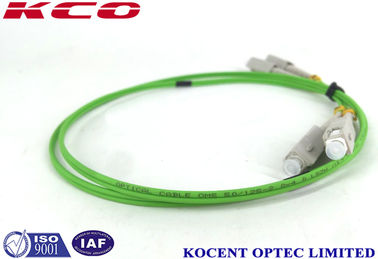 Lime Green 50/125 OM5 SC Duplex Simplex Fiber Optic Patch Cable for High-bandwidth Applications