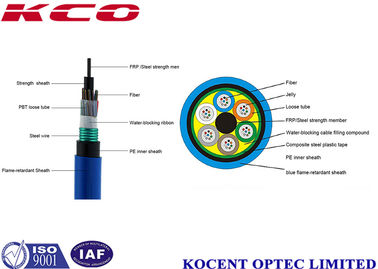 96 Core Water-Resistant Stranded Loose Tube Mining Cable Flame Retardant Optical Fiber Cable for Underground Coal Mine