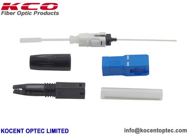 SOC Splice On Fiber Optic Fast Connector with 0.2dB Insertion Loss 55dB Return Loss for 3mm Drop Cable FTTH FTTA Field Assembly