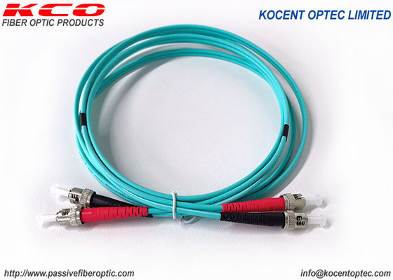 アラミド PVC LSZH MM 光ファイバーパッチコード ST SC LC FC OM3 OM4 マルチモード 10G デュプレックス