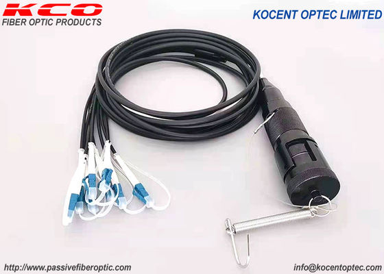 FTTA 光ファイバーパッチケーブル 4fo 8fo 12fo 防水戦術装甲YZCコネクター