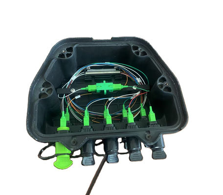 10 Ports IP67 Waterproof Fiber Optic Terminal Box with OptiTap Mini SC H Connector for Outdoor FTTA NAP Fiber Optic Distribution Box
