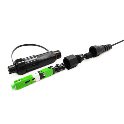 BBU RRU FTTA FTTHの適用のための小型SCの速いコネクターの屋外の防水